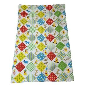 VINTAGE WINNIE THE POOH SEARS TWIN SIZE COMFORTER BEDDING CHILD Disney